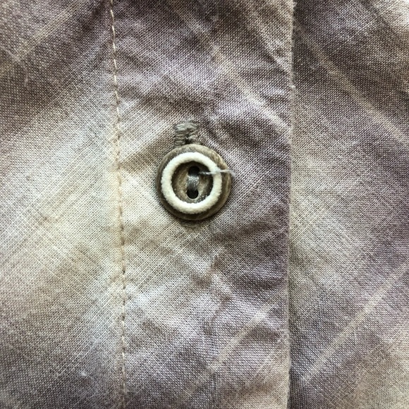 Odille Anthropologie Plaid Button Up Tunic Top - Picture 5 of 6